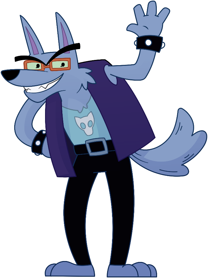 El Lobo Feroz waving